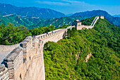 The Great Wall of China, UNESCO World Heritage Site, at Badaling, China, Asia