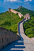 Die Chinesische Mauer, UNESCO-Weltkulturerbe, bei Badaling, China, Asien