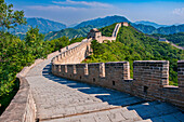 Die Chinesische Mauer, UNESCO-Weltkulturerbe, bei Badaling, China, Asien