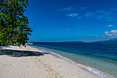 Weißer Sandstrand, Grande Santa Cruz Island, Zamboanga, Mindanao, Philippinen, Südostasien, Asien