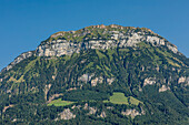 Fronalpstock über dem Vierwaldstättersee, Morschach, Kanton Schwyz, Schweiz, Europa