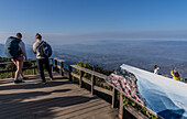 Visitors and views of Doi Inthanon National Park in Chiang Mai province, Thailand, Southeast Asia, Asia