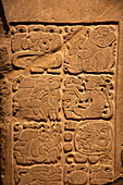 Lintel 48 dating from 600-800 AD, from Yaxchilan, Chiapas, National Museum of Anthropology, Mexico City, Mexico, North America