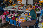 Flower market in Chiang Mai, Thailand, Southeast Asia, Asia