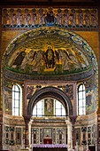 Interior, Euphrasian Basilica, 6th century, UNESCO World Heritage Site, Porec, Croatia, Europe