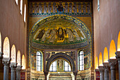 Interior, Euphrasian Basilica, 6th century, UNESCO World Heritage Site, Porec, Croatia, Europe