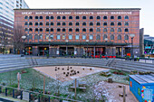 View of Great Northern Complex and Great Northern Square, Manchester, Lancashire, England, United Kingdom, Europe