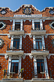 Talavera Tiles, Coatepec Building, 18th century, Historic Center, UNESCO World Heritage Site, Puebla, Puebla State, Mexico, North America