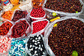 Food Stuffs for Sale, Zocolo Market, Cholula, Puebla State, Mexico, North America