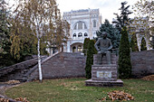 Detail of the State Art and Sculpture Museum, opened in 1930 on direction of Mustafa Kemal Ataturk, a museum dedicated to fine arts and sculpture, Ankara, Anatolia, Turkey, Eurasia