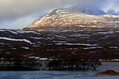 Berglandschaft, Assynt, Highland, Schottland, Vereinigtes Königreich, Europa