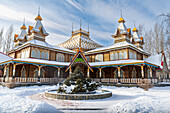 Old Russian mansion, Volga Manor, Harbin, Heilongjiang, China, Asia