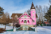 Old Russian mansion, Volga Manor, Harbin, Heilongjiang, China, Asia