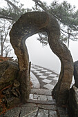 Fog, Mount Lu (Lushan), UNESCO World Heritage Site, Jiujiang, Jiangxi, China, Asia