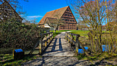 Historische Bauernhäuser im Fränkischen Freilandmuseum, Bad Windsheim, Bayern, Deutschland, Europa