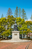 Statue im Nagasaki-Friedenspark, Nagasaki, Kyushu, Japan, Asien