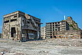 Hashima-Insel (Gunkanjima) (Kriegsschiff-Insel) (Schlachtschiff-Insel), Nagasaki, Kyushu, Japan, Asien