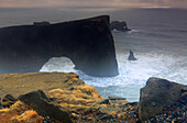 Gatklettur rock arch, Snaefellsnes Peninsula, western Iceland, Polar Regions