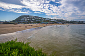 View of Central Beach in Plettenberg Bay, Plettenberg, Garden Route, Western Cape Province, South Africa, Africa