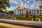 Blick auf das Rathaus von Stellenbosch, Stellenbosch Central, Stellenbosch, Western Cape, Südafrika, Afrika