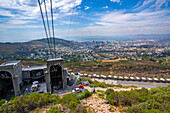 View of Cape Town from Table Mountain Aerial Cableway, Cape Town, Western Cape, South Africa, Africa