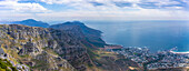 Blick auf die Kaphalbinsel vom Tafelberg aus, Kapstadt, Westkap, Südafrika, Afrika