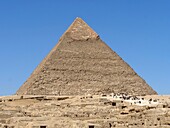 Egypt, Cairo, Giza, UNESCO World Heritage Site, The pyramid of Khephren