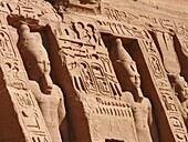 Ägypten, Oberägypten, Nubien, Abu Simbel, UNESCO-Welterbestätte, Nefertari-Tempel, der Göttin Hathor geweiht