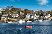 Vereinigte Staaten, Neuengland, Massachusetts, Cape Ann, Gloucester, Annisquam Harbor, Herbst