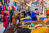 Marokko, Rabat, von der UNESCO zum Weltkulturerbe erklärt, Medina, Altstadt, der überdachte Souk