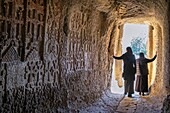 Armenia, Kotayk region, Geghard, Geghard medieval monastery listed as World Heritage by UNESCO