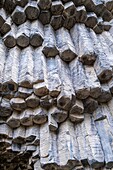 Armenia, Kotayk region, Garni, basalt column formations along the Azat river valley called Symphony of the Stones