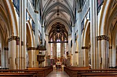 Switzerland, Canton of Fribourg, Fribourg, San Nicolas Cathedral