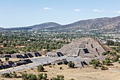 Mexiko, Bundesstaat Mexiko, Teotihuacan, von der UNESCO zum Weltkulturerbe erklärt, Mondpyramide