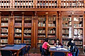 Mexiko, Bundesstaat Michoacan, Morelia, Historisches Zentrum von Morelia, von der UNESCO zum Weltkulturerbe erklärt, die Bibliothek