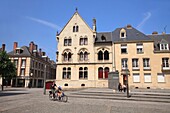 France, Somme, Amiens, House of the Bailliage or Malmaison on the place Notre Dame in Amiens