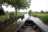 France, Pas de Calais, Saint Omer, the Marais Audomarois declared Biosphere Reserve by UNESCO since 2013