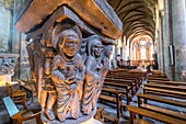 Frankreich, Puy de Dome, Mozac, Kirche Saint Pierre und Saint Caprais, Hauptstadt der Auferstehung