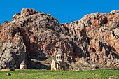 Armenien, Region Vayots Dzor, Umgebung von Yeghegnadzor, Amaghou-Tal, Kloster Noravank