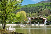 Armenia, Tavush region, Dilijan, thermal and spa resort nestled in a mountainous and wooded area