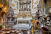 Italy, Sicily, Catania, Baroque city listed as UNESCO World Heritage, Piazza del Duomo, Duomo di Sant 'Agata (St. Agatha Cathedral), Chapel of the Blessed Sacrament