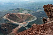 Italy, Sicily, Etna Regional Nature Park, Mount Etna, listed as World Heritage by UNESCO, inferior Silvestri Crater, formed in 1892