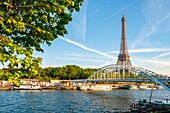 France, Paris, area listed as World Heritage by UNESCO, the Eiffel Tower, Debilly gateway