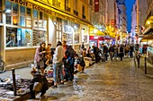 France, Paris, Saint Michel district, the Rue de la Bucherie