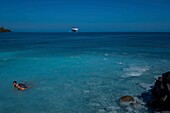 Italy, Sicily, Eolian Islands listed as World Heritage by UNESCO, Vulcano, Nolegio beach