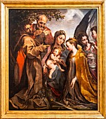 Sweden, Vastra Gotaland, Goteborg (Gothenburg), the Beaux-Arts museum, The Mystic Marriage of Sainte Catherine of Ludvico Carracci