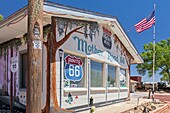 Vereinigte Staaten, Arizona, Route 66, Seligman, historisches Aztec Motel