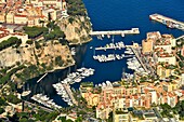 Principality of Monaco, Monaco, The Rock, The port of Fontvieille