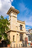 France, Paris, The house Eymonaud (former hotel Escalopier) is located at No 7 impasse Marie Blanche