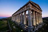 Italy, Sicily, Segeste, greek temple, of doric style, dating 5th century B.C.